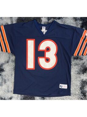 Vintage Logo 7 #13 Mirer Chicago Bears Football Jersey